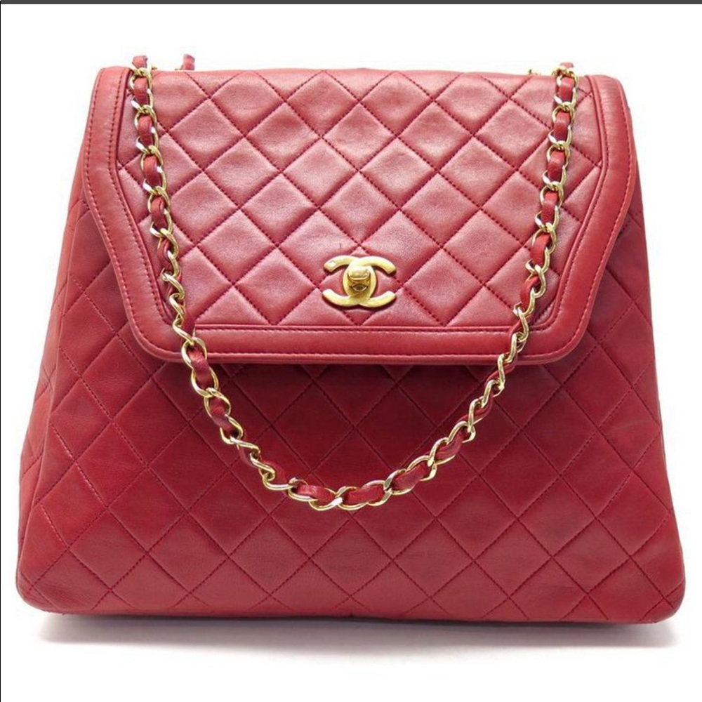 Chanel Trapeze Quilted Flap Bag